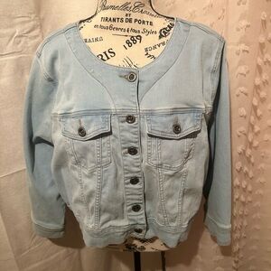 Torrid Light Wash Denim Jacket